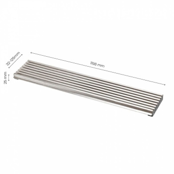 Ventilationsgitter - Rustfrit Stål