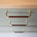 Greb 1353 - Poleret Messing/Brunt Læder