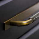 Greb Helix/Bagplade - Antik Bronze