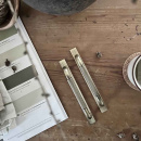 Greb Helix/Bagplade - Antik Bronze