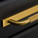 Greb Helix/Bagplade - Messing