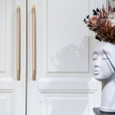 Greb Helix/Bagplade - Messing