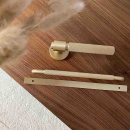 Greb Helix/Bagplade - Messing