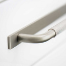 Greb Helix/Bagplade - Rustfrit Stål Finish