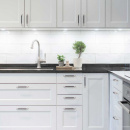 Greb 1353 - Poleret Messing /Sort Læder