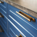 Greb Manor/Bagplade - Antik Messing