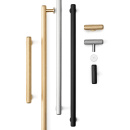 Greb Rille - Børstet Messing