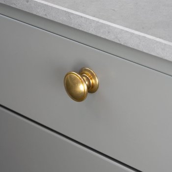 Knop 24466 - Ubehandlet messing