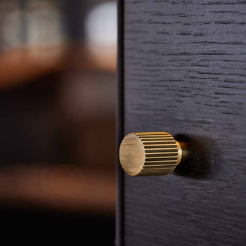 Knop Helix Stripe - 26mm - Antik Bronze