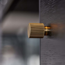 Knop Helix Stripe - 26mm - Antik Bronze