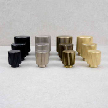 Knop Helix Stripe - 26mm - Antik Bronze