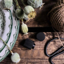 Knop Helix Stripe - Mat Sort