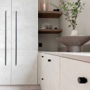 Knop Helix Stripe - Mat Sort