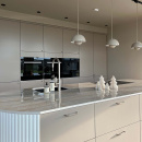 Knop Helix Stripe - Rustfrit Stål Finish