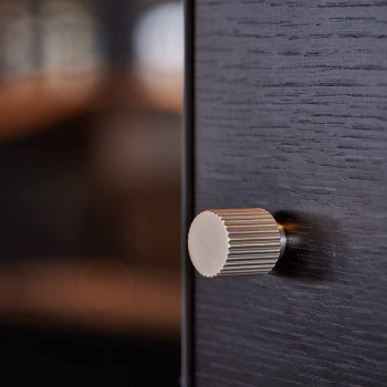 Knop Helix Stripe - Rustfrit Stål Finish