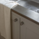 Knop Helix Stripe - Rustfrit Stål Finish