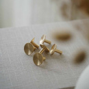 Knop Sture - Børstet Ubehandlet Messing