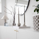 Knop Sture - Børstet Ubehandlet Messing