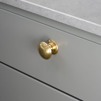 Knop 24466 - Poleret Messing