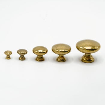 Knop 411 - Ubehandlet Messing