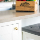 Knop 411 - Polert Messing