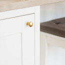 Knop 411 - Polert Messing