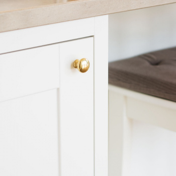 Knop 411 - Polert Messing