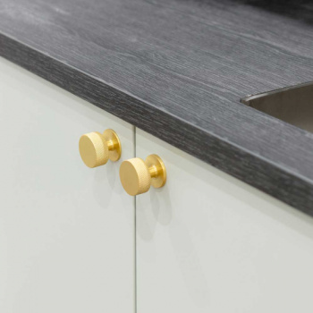 Knop Crest - Messing