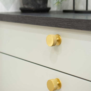 Knop Crest - Messing