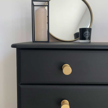 Knop Crest - Messing