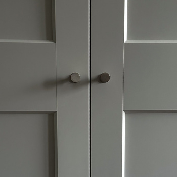Knop Crest - Rustfrit Stål Finish