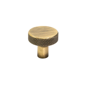 Knop Flat - Antik Bronze